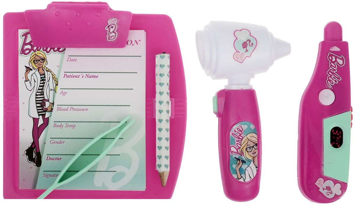 Игровой набор юного доктора с планшетом из серии Barbie, на блистере